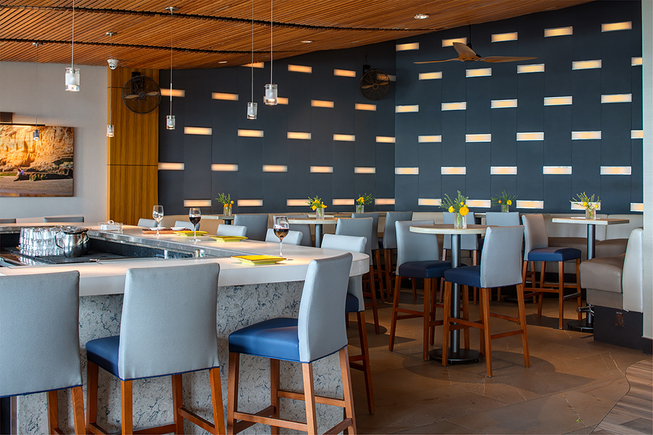 Poseidon, Del Mar, CA - seating