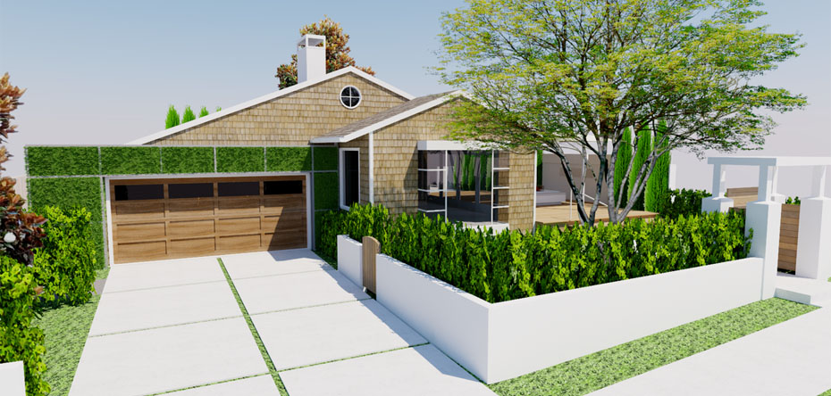 Thomas Residence, La Jolla, CA - Rendering 1